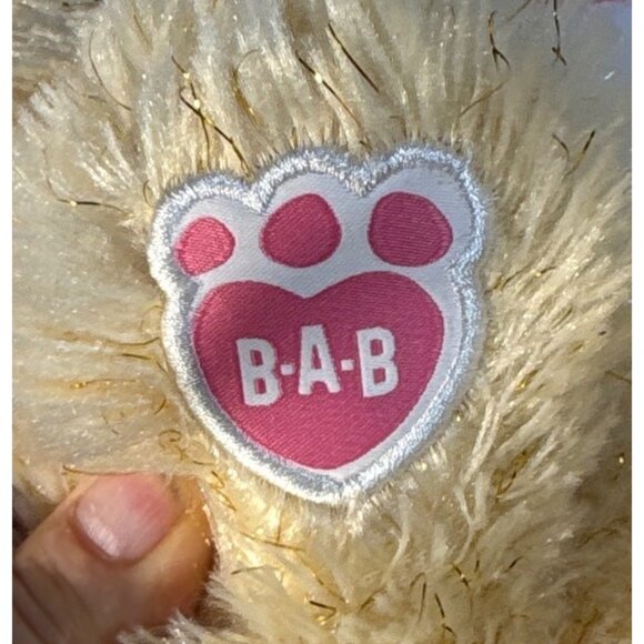 Build a Bear Belle Beauty & The Beast Plush Bear With Pink Satin Yellow Sparkle - Picture 8 of 8